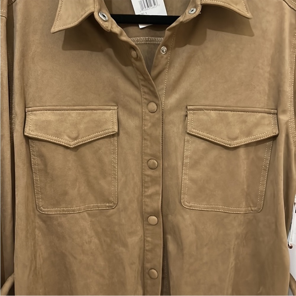 Good American Belted Suede Jacket - Picture 6 of 15